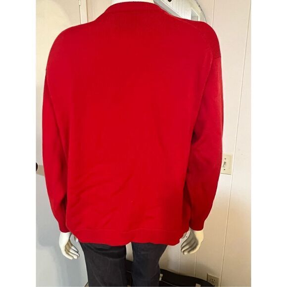 Vintage Avoca Collection Ireland Fine Knit Red Wool Cardigan Size 40 M - Picture 5 of 7